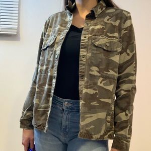 Camouflage Jean Jacket